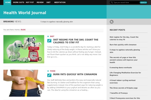 healthworldjournal.com site used Forcefull