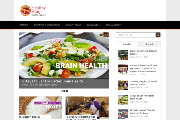 healthy-blog.com site used Playbook
