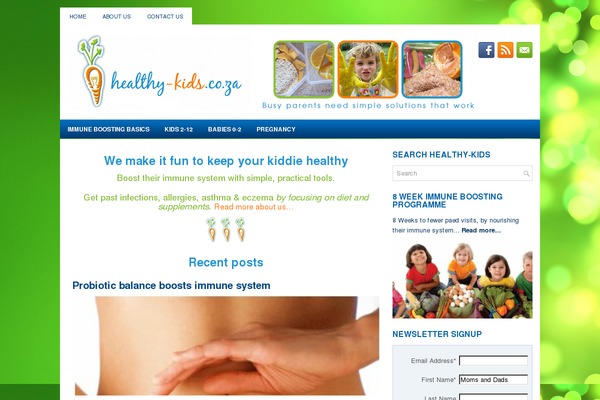 healthy-kids.co.za site used Savarona