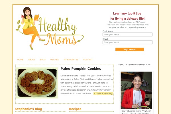 Headway theme site design template sample