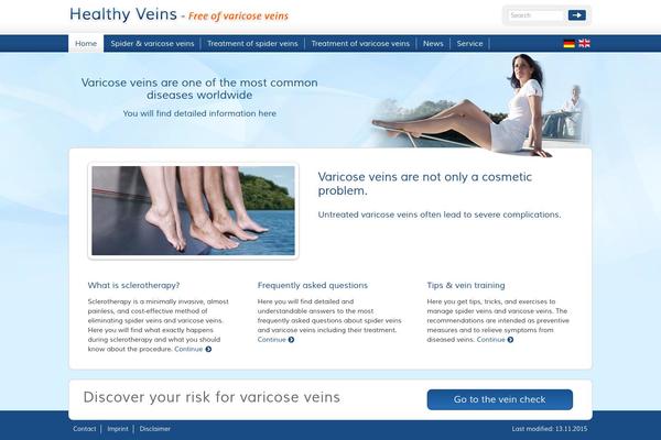 healthy-veins.com site used Html5free