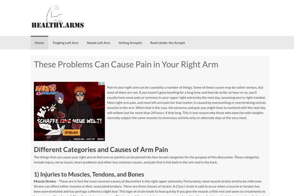 healthyarms.net site used Coller
