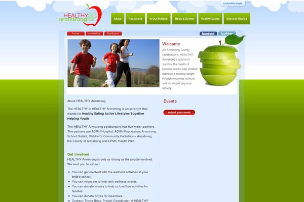 Healthy theme site design template sample