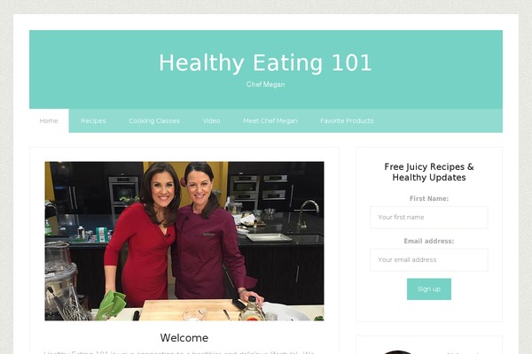 healthyeating101.com site used Gourmand