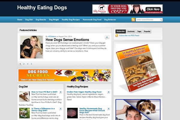 healthyeatingdogs.com site used Wp-prolific