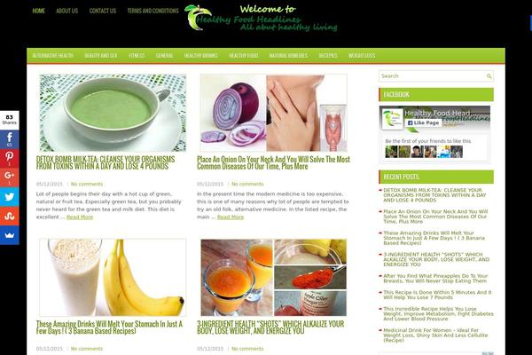 FreshHealth WordPress theme, websites list used FreshHealth theme FreshHealth theme websites examples