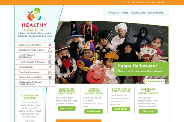 healthygallatin.org site used Healthy