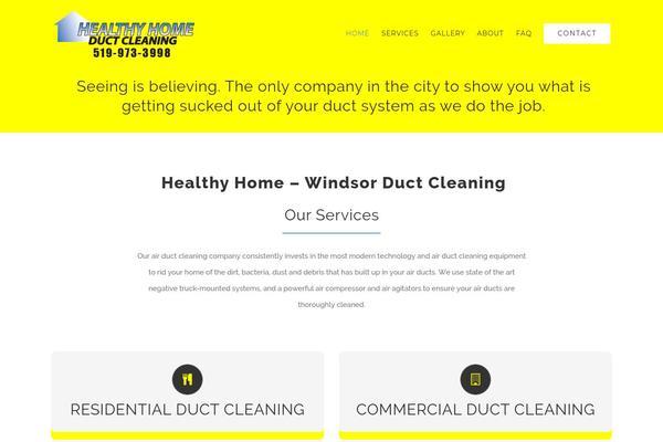 healthyhomeductcleaning.ca site used Avada Child Theme