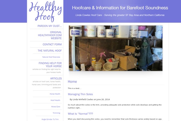 healthyhoof.com site used Classic-theme3