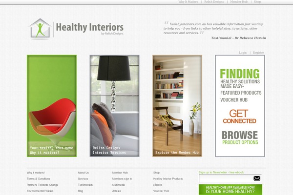 healthyinteriors.com.au site used Healthyinteriors