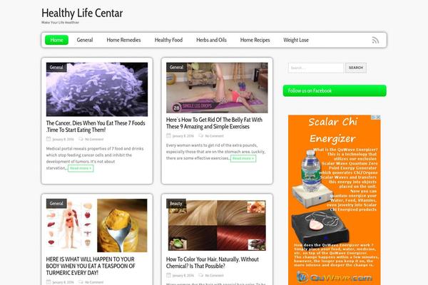 healthylifecentar.com site used Bulletin-news