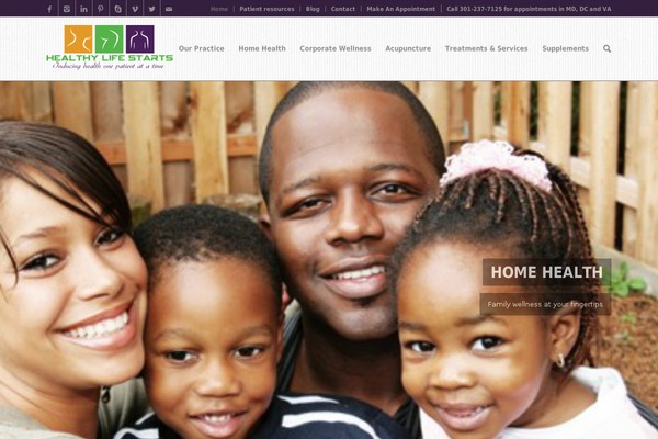 Enfold theme site design template sample