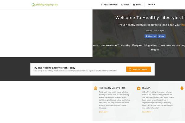 healthylifestylesliving.com site used Kickstart-child
