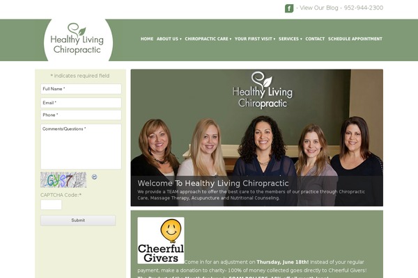 healthylivingchiropractic.com site used Healthyliving