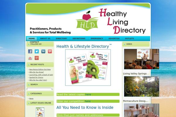 healthylivingdirectory.com.au site used Healthy_living_directory_2013