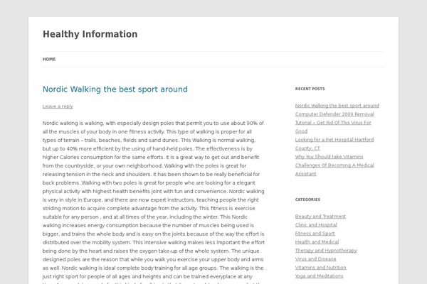 Twenty Twelve theme site design template sample