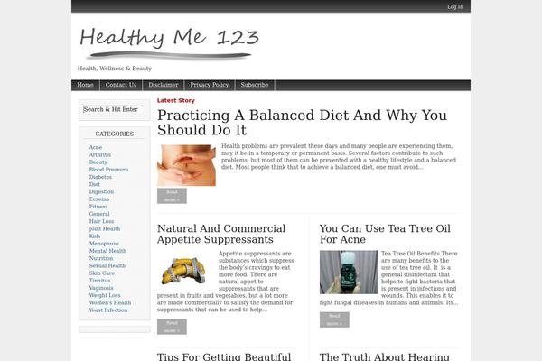 WordPress website example screenshot