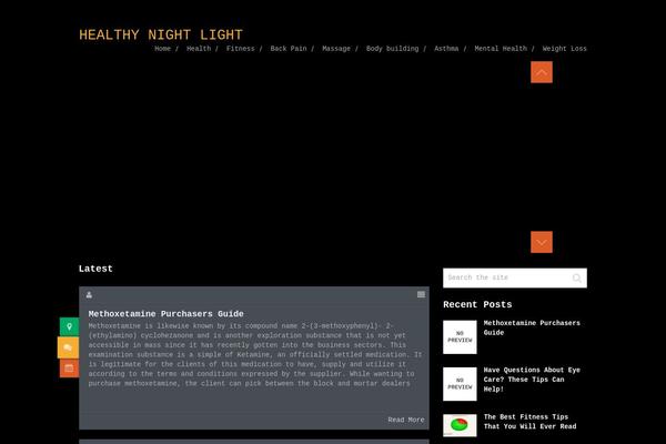 healthynightlight.com site used Monospace31.tmp