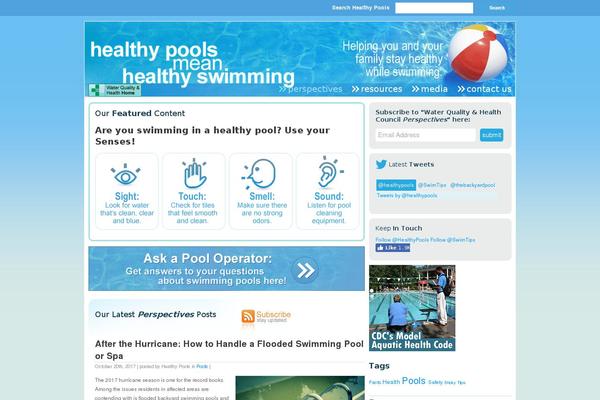 healthypools.org site used Healthypools