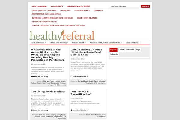 healthyreferral.com site used Gazette
