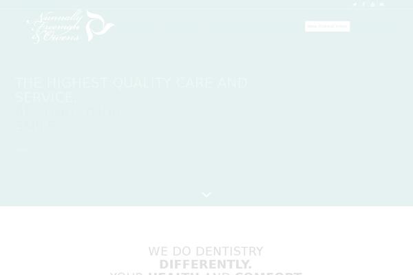 Enfold theme site design template sample
