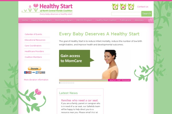 healthystartncf.org site used Fahsc-custom-theme