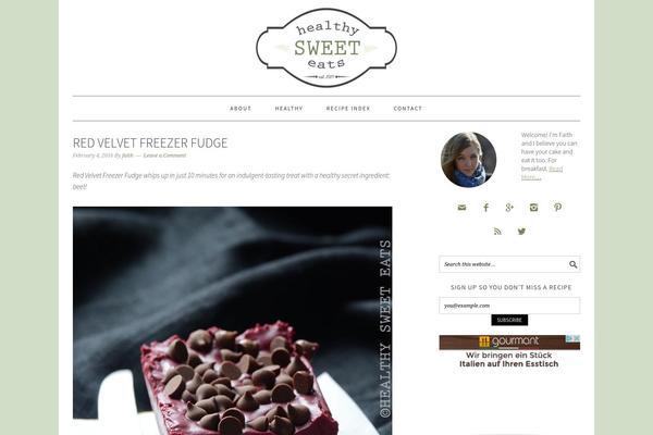 Foodie Pro theme site design template sample