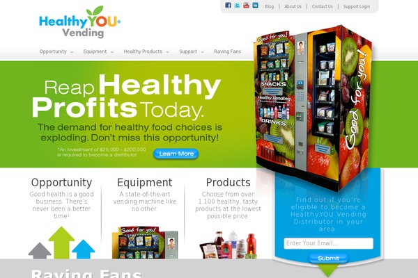 healthyyouvending.com site used Semantic