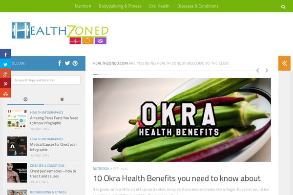 healthzoned.com site used Hueman-new