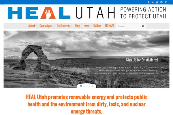 WordPress website example screenshot