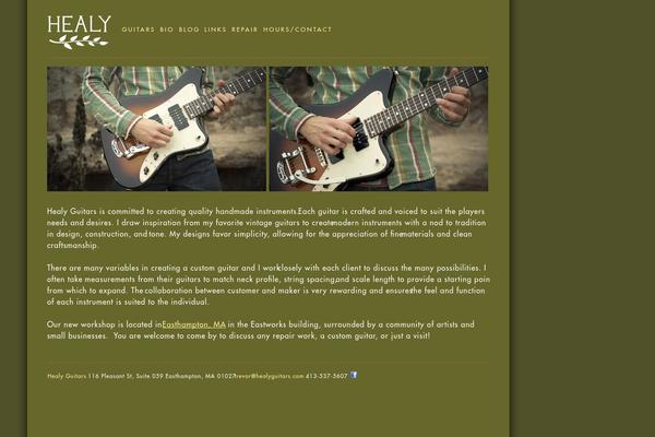 Twenty Ten theme site design template sample