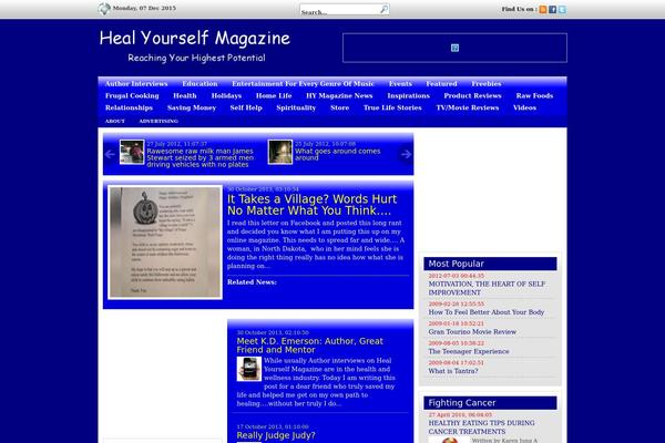 healyourselfmagazine.com site used Time-news