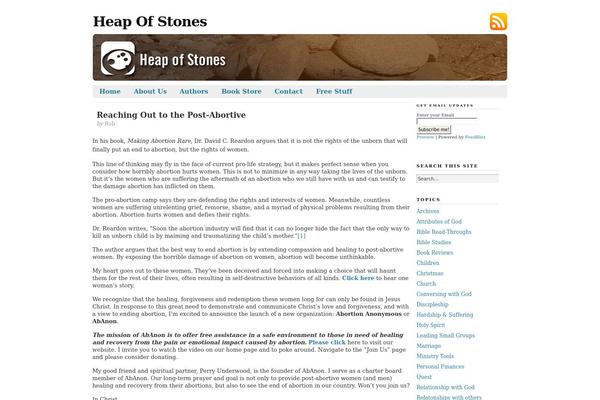 heapofstones.com site used Neoclassical