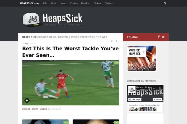 Hueman theme site design template sample