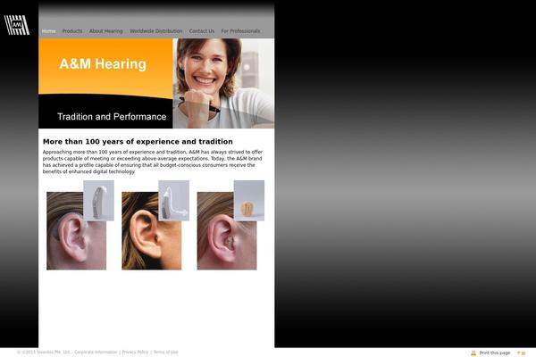 hearing-am.com site used Amhearing