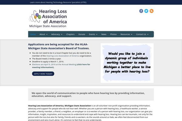 hearingloss-mi.org site used Hlami