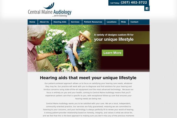 Audigy4 theme site design template sample