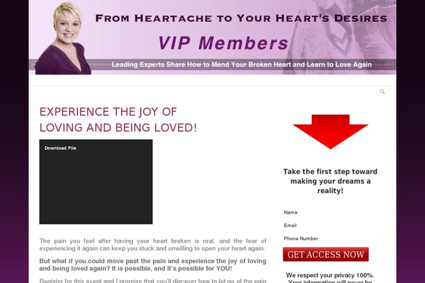 heartachetoheartsdesires.com site used Interface