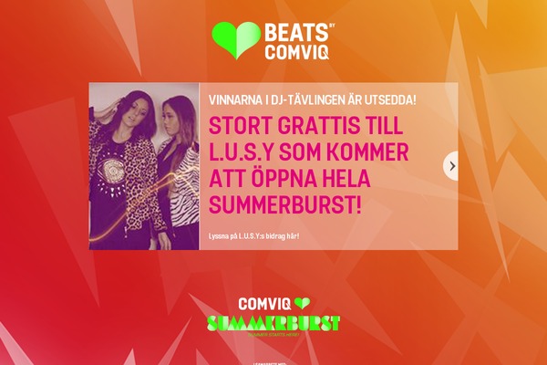 heartbeatsbycomviq.se site used Summerburst