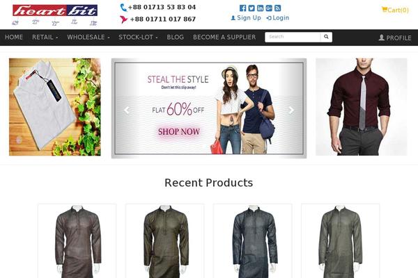 WordPress website example screenshot