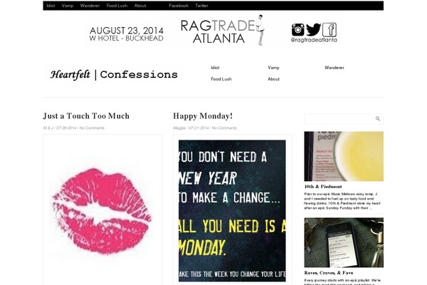 heartfeltconfessions.com site used Grid Style Theme