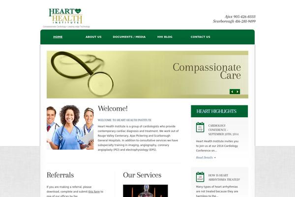 hearthealthinstitute.net site used Theme1623