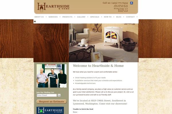 hearthsideandhome.com site used Hearthside