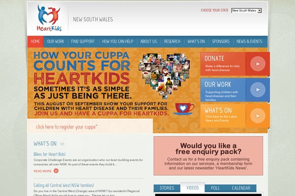 HeartKids WordPress theme, websites list used HeartKids theme HeartKids theme websites examples