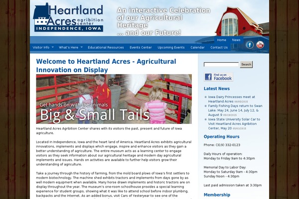 Heartland theme site design template sample