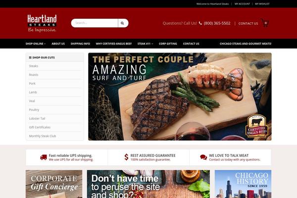 Porto theme site design template sample