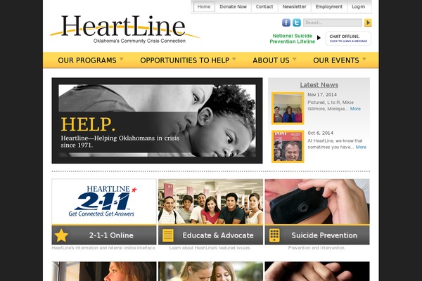 heartlineoklahoma.org site used Heart