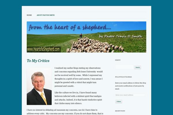 WordPress website example screenshot