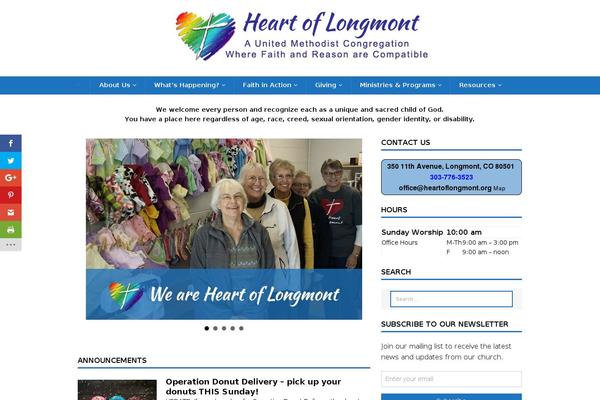 heartoflongmont.org site used Heartoflongmont