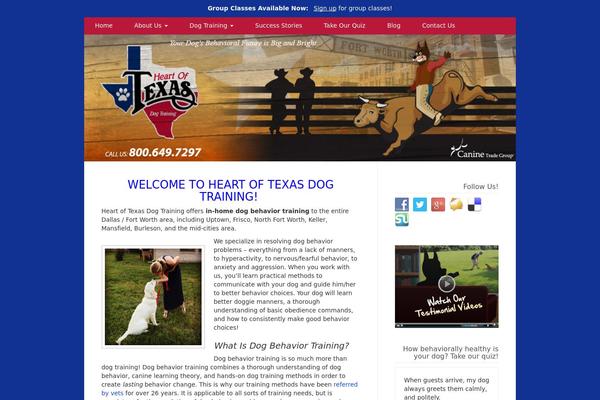 heartoftexasdogtraining.com site used Caninetradegroup